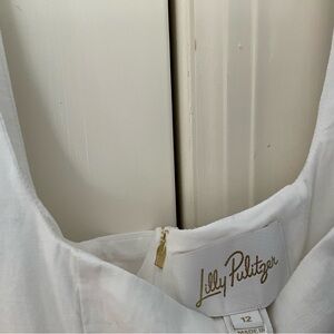 Lilly Pulitzer White Sleeveless Dress